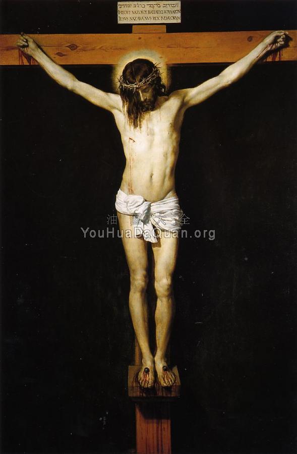 Christ on the Cross - 迭戈·罗德里格斯·德·席尔瓦·委拉斯贵支